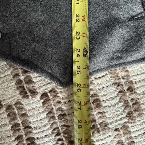 Wyoming Traders Wool Vest Large Western Cattle Rancher Rodeo 5 button front Gray - Picture 7 of 11